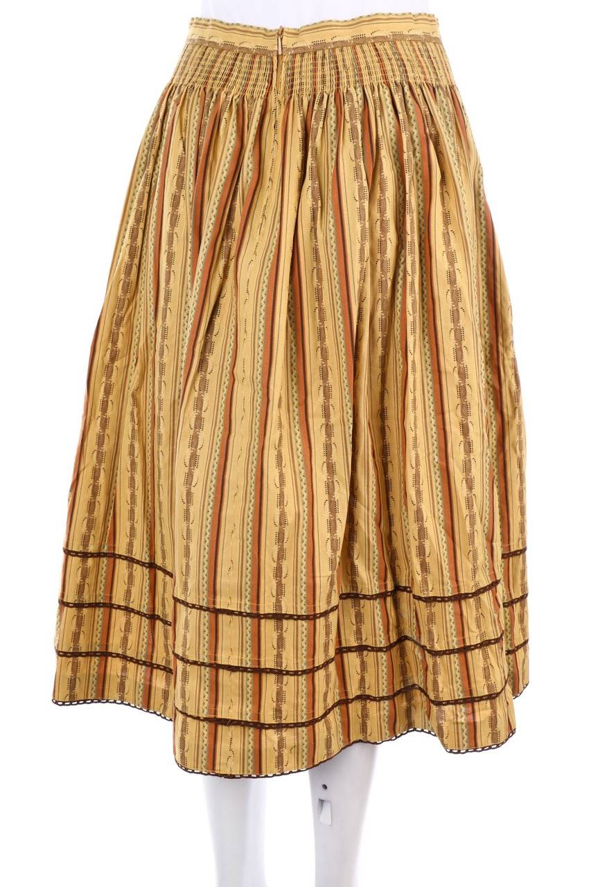 Carou HAMMERSCHMID Vintage-Midirock mit Streifen Sonderangebote