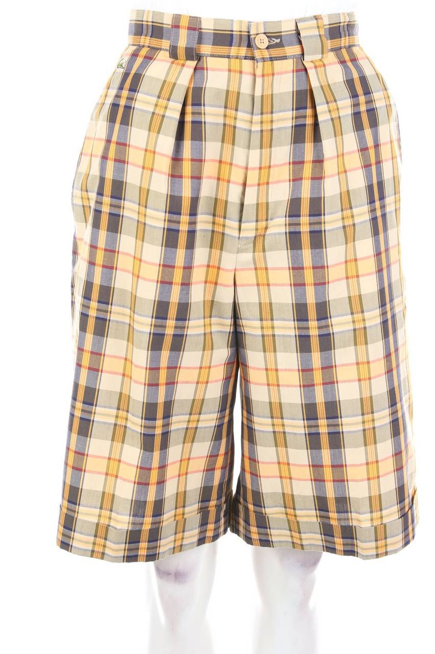 Carou CHEMISE LACOSTE Vintage-Bermuda-Shorts mit Karo-Muster Nur für heute