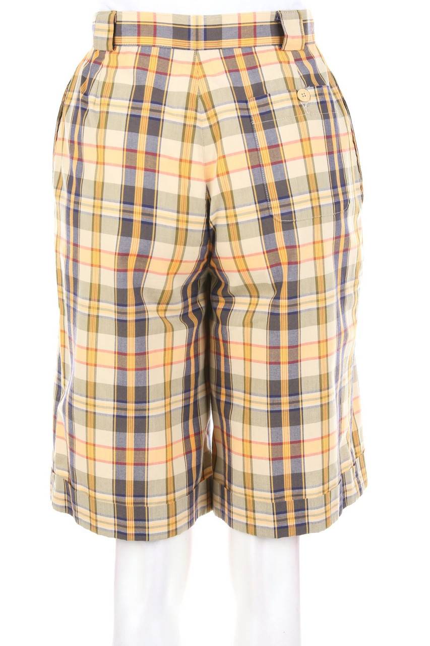 Carou CHEMISE LACOSTE Vintage-Bermuda-Shorts mit Karo-Muster Nur für heute