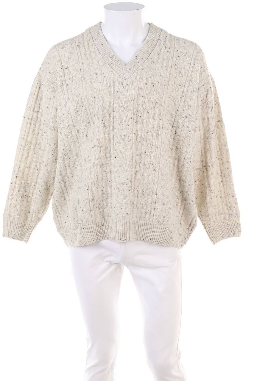 Carou CANDA by C&A Vintage-V-Neck-Pullover aus Woll-Mix Riesige Rabatte