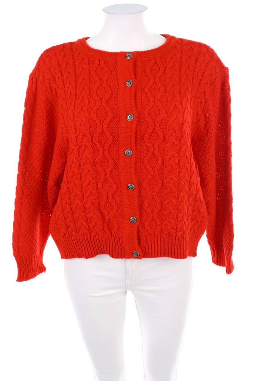 Carou VINTAGE Cardigan mit Zopf-Muster Kostenloser Versand international