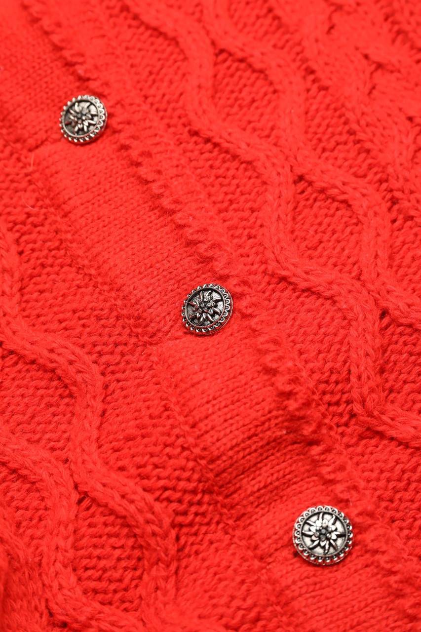 Carou VINTAGE Cardigan mit Zopf-Muster Kostenloser Versand international