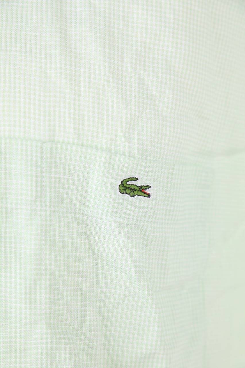 Carou LACOSTE Kurzarm-Hemd mit Leinen zollfrei