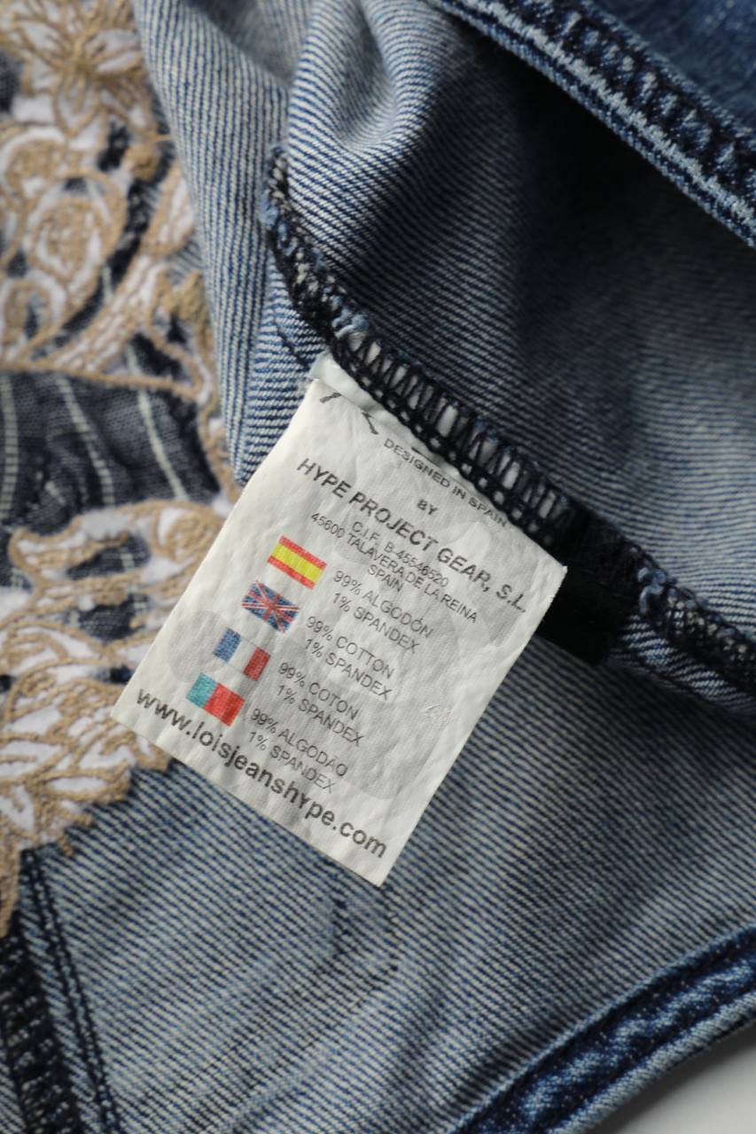 Carou Lois Denim-Weste mit Stickereien 2025