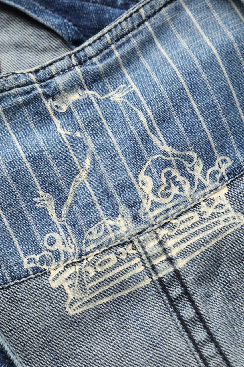 Carou Lois Denim-Weste mit Stickereien 2025