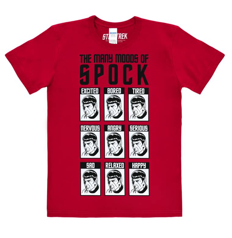 Logoshirt Star Trek - Spock Moods - Hybris - T-Shirt Print zollfrei