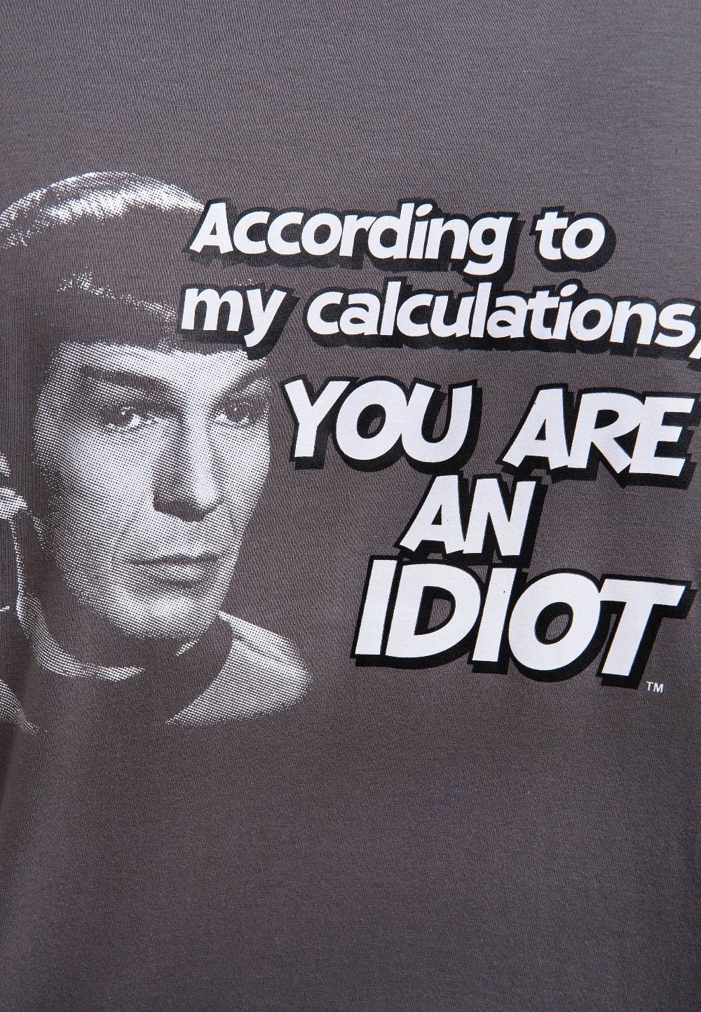 Logoshirt Star Trek - Spock - You Are An Idiot - Hybris - T-Shirt Print 50% Rabatt für begrenzte Zeit