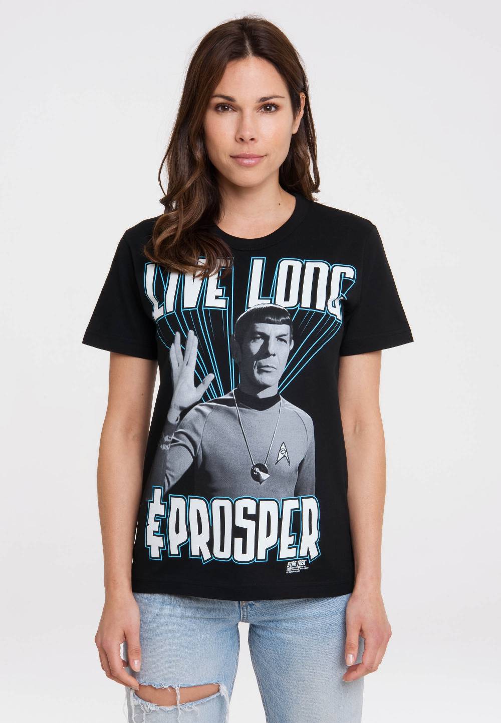 Logoshirt Star Trek - Spock - Live Long And Prosper - T-Shirt Print - Damen 2025