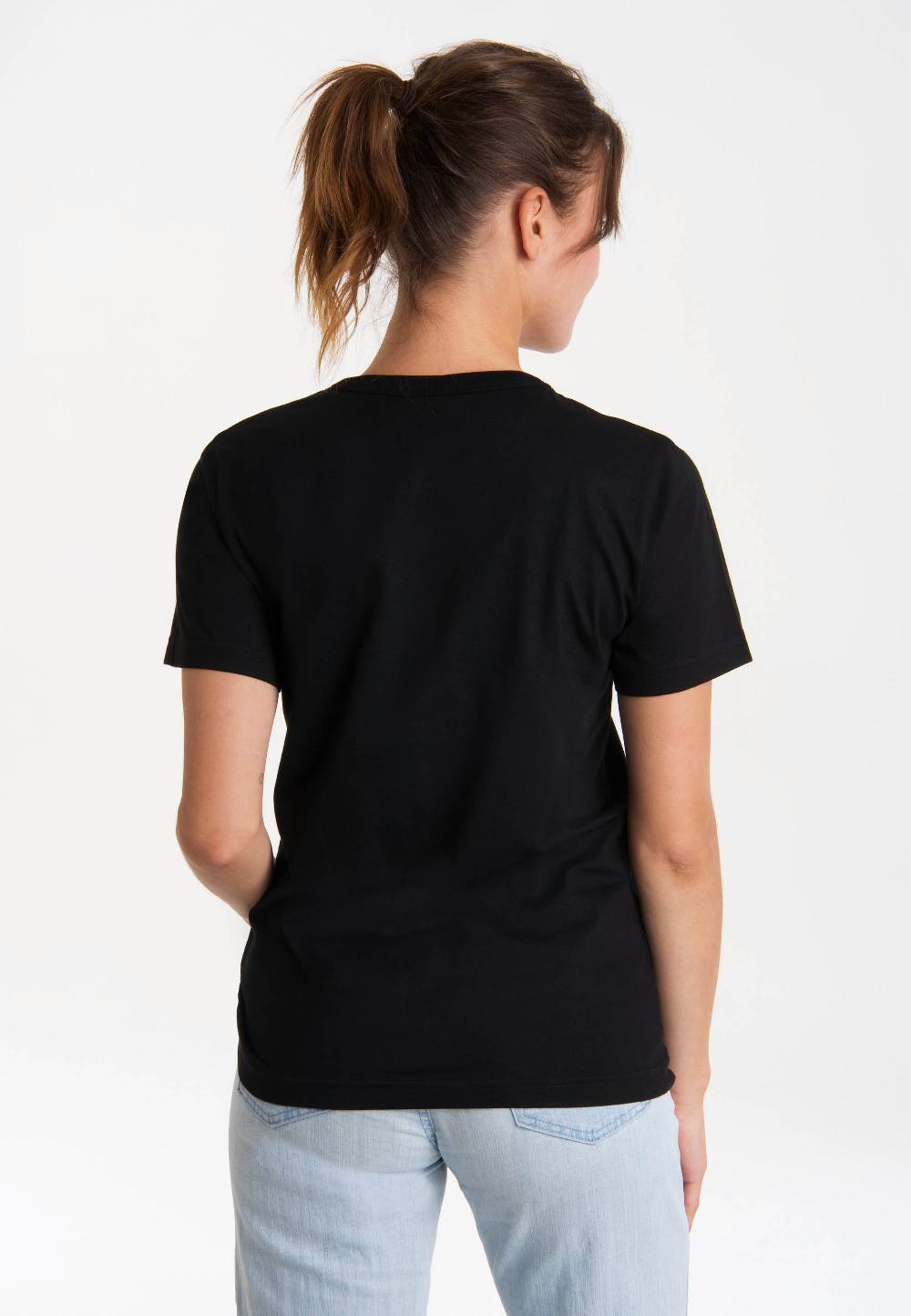 Logoshirt Star Trek - Spock - USS Enterprise Logo - T-Shirt Print - Damen Outlet