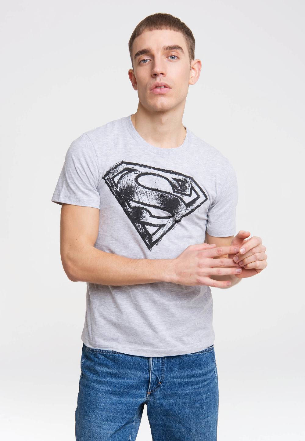 Logoshirt Superman - Logo - Scribble - DC Comics - T-Shirt Print Hotsell
