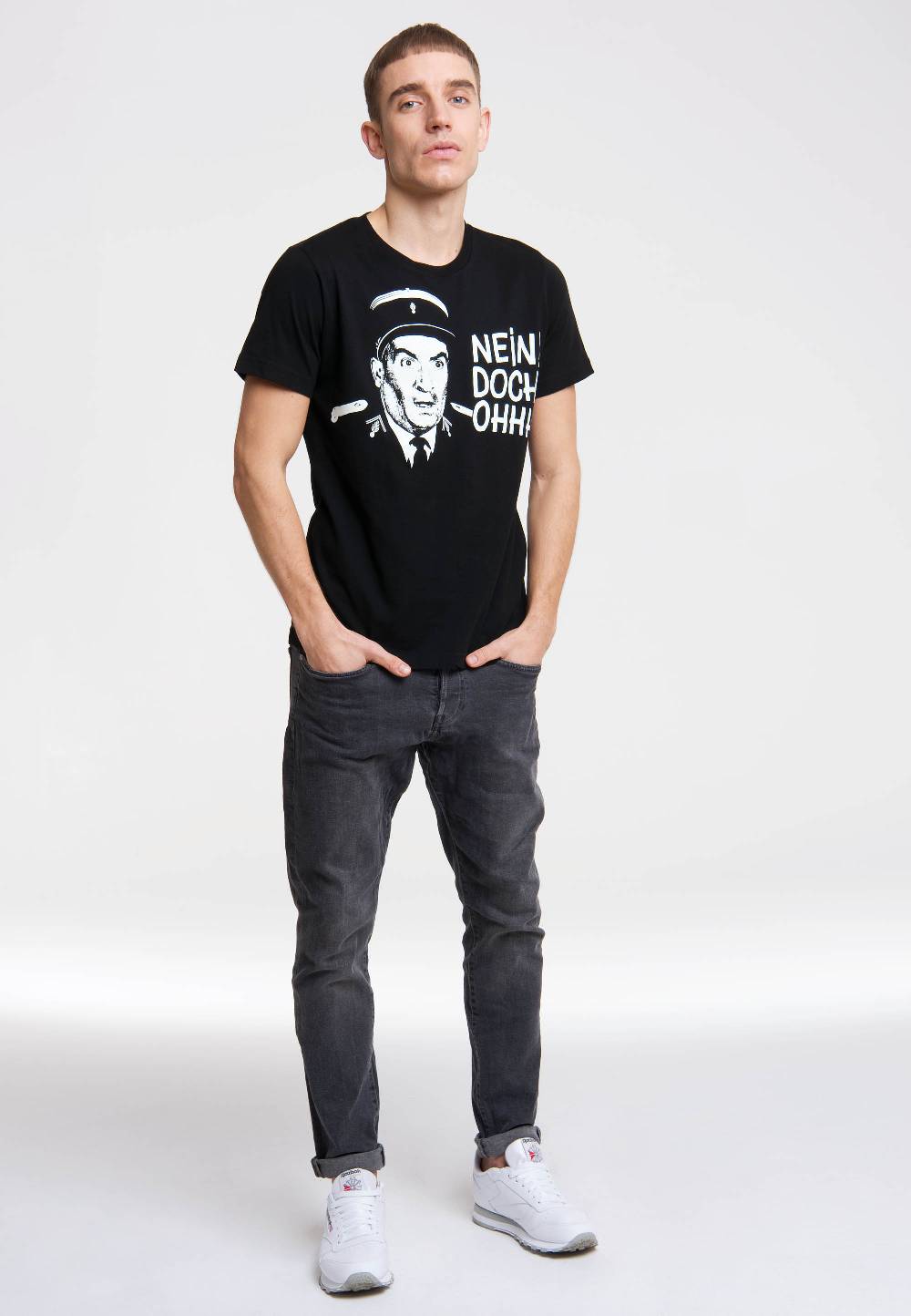 Logoshirt Nein! Doch! Ohhh! - Louis de Funès - T-Shirt Print Günstiger Verkauf