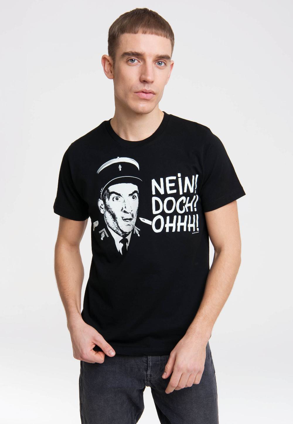 Logoshirt Nein! Doch! Ohhh! - Louis de Funès - T-Shirt Print Günstiger Verkauf