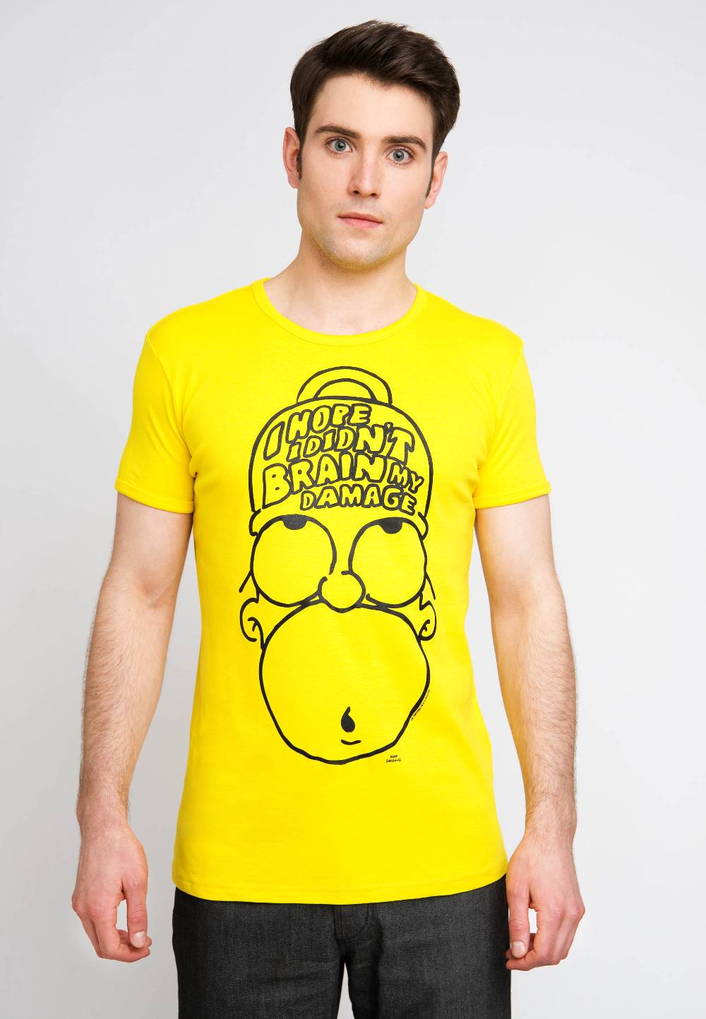 Logoshirt The Simpsons - Homer Simpson - Brain My Damage - T-Shirt Print - Herren Meist gekauft
