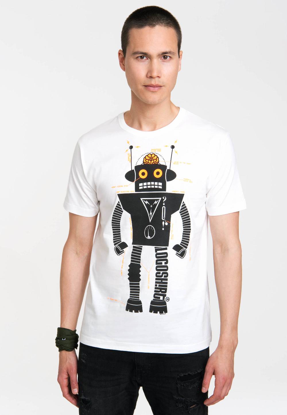Logoshirt Logoshirt - Roboter - Logo - T-Shirt Print - Herren Blitzverkäufe
