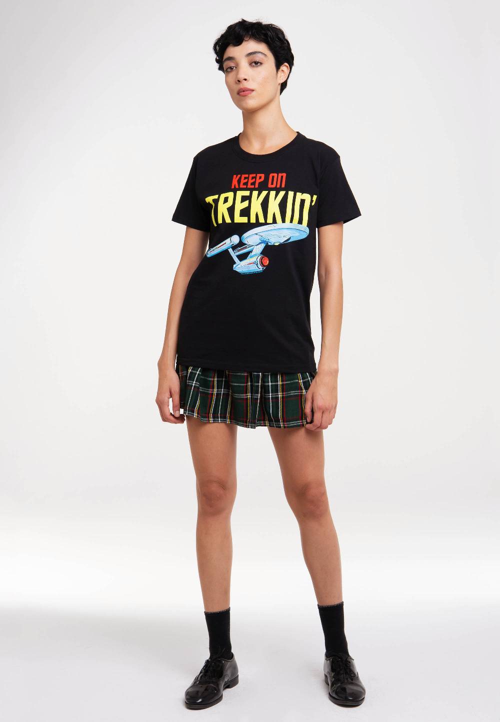 Logoshirt Star Trek - USS Enterprise - Keep On Trekkin' - T-Shirt Print Günstig kaufen