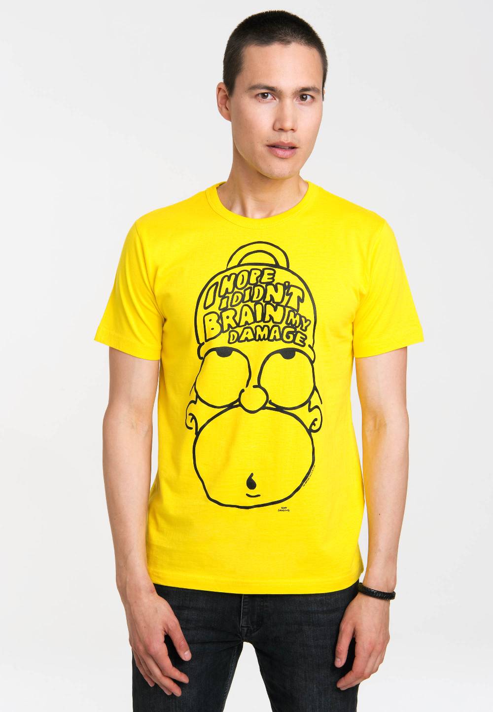 Logoshirt The Simpsons - Homer Simpson - Brain My Damage - T-Shirt Print - Herren Großer Ausverkauf