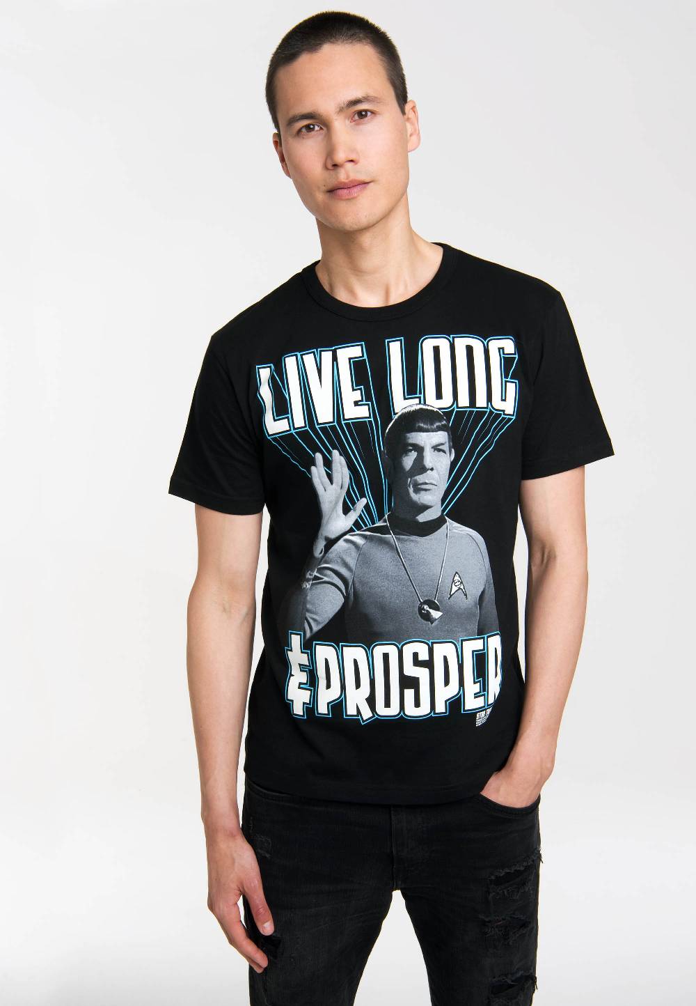 Logoshirt Star Trek - Spock - Live Long And Prosper - T-Shirt Print - Herren Online Shopping