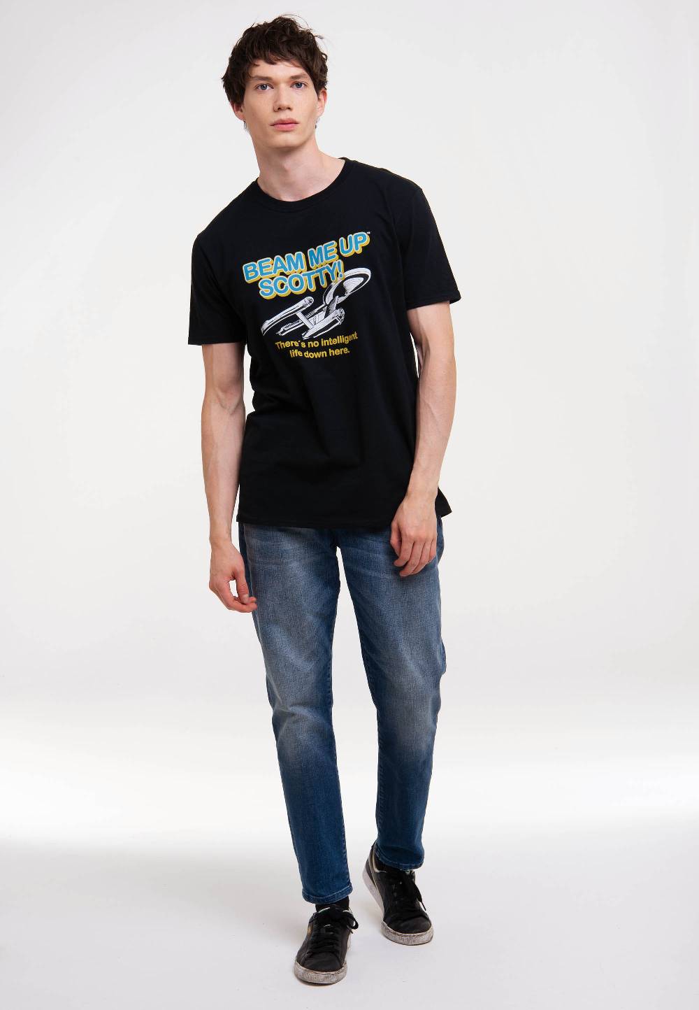 Logoshirt Star Trek - Scotty - Beam Me Up - Hybris - T-Shirt Print Preisnachlass