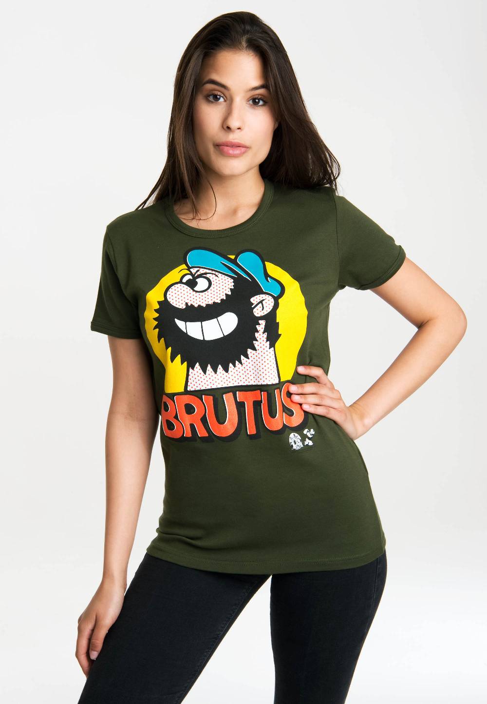Logoshirt Popeye - Brutus - Pop Art - T-Shirt Print - Damen Neueste Mode