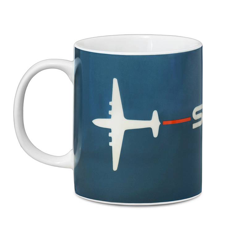 Logoshirt Swissair - The Airline Of Switzerland - Kaffeetasse Letzte 3 Tage