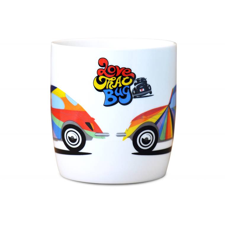 Logoshirt VW - Käfer - Streifen - Love That Bug - Kaffeebecher 50% Rabatt für begrenzte Zeit