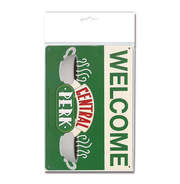 Logoshirt Friends - Central Perk - Welcome - Blechschild A5 Fabrik Onlineshop