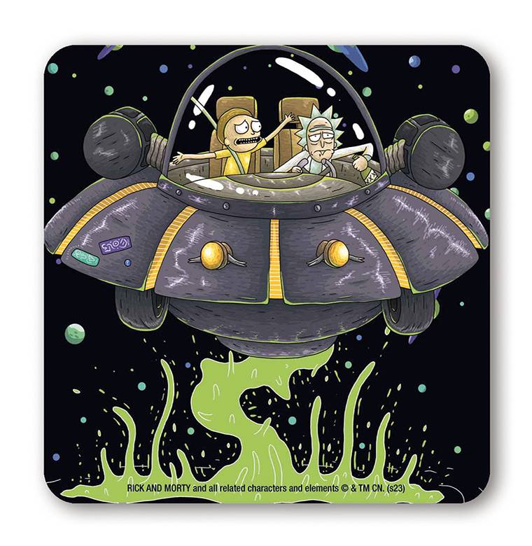 Logoshirt Rick & Morty - 6er Set - Untersetzer Versandkostenfrei