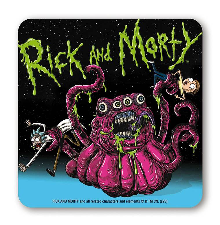 Logoshirt Rick & Morty - 6er Set - Untersetzer Versandkostenfrei