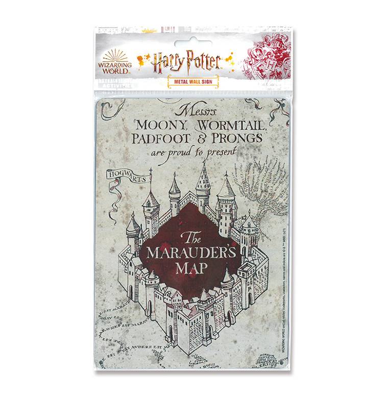 Logoshirt Harry Potter - The Marauder's Map - Blechschild A5 Top Angebot