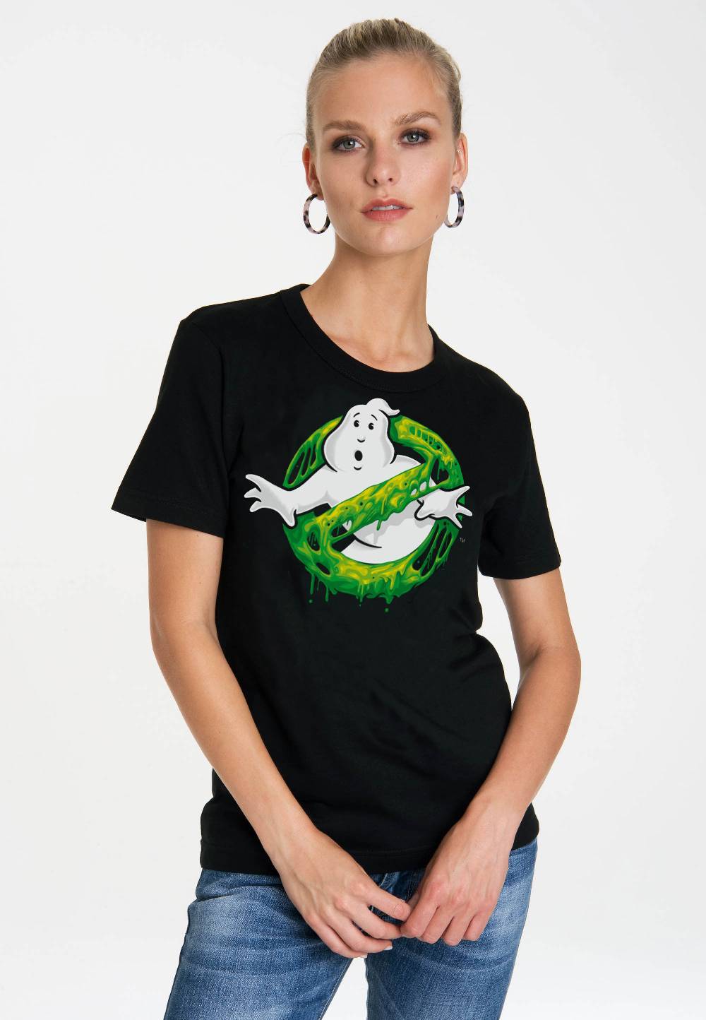 Logoshirt Ghostbusters - Slime Logo - T-Shirt Print - Damen Tägliche Deals