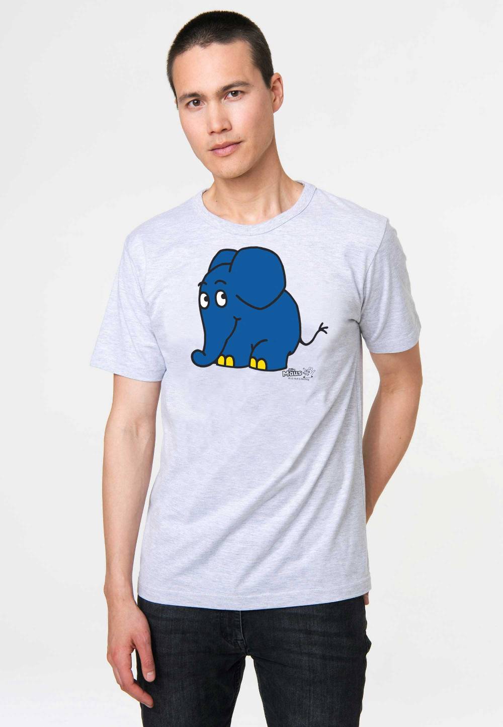 Logoshirt Die Sendung mit der Maus - Elefant - T-Shirt Print - Herren Sonderangebote