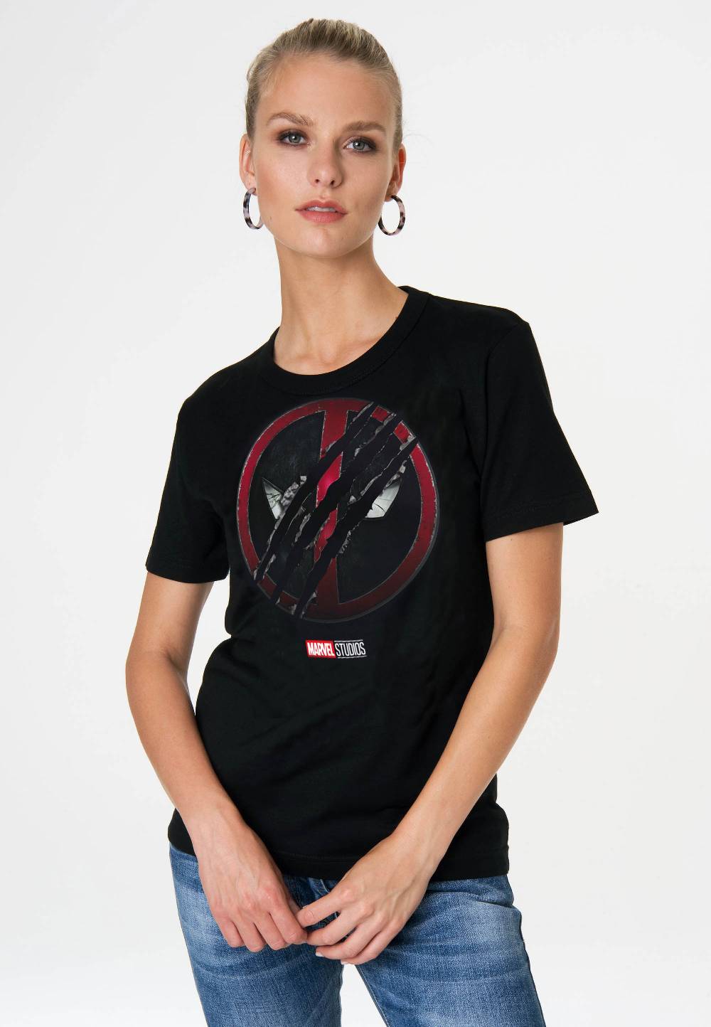 Logoshirt Deadpool & Wolverine - Marvel Comics - T-Shirt Print - Damen Tiefpreis