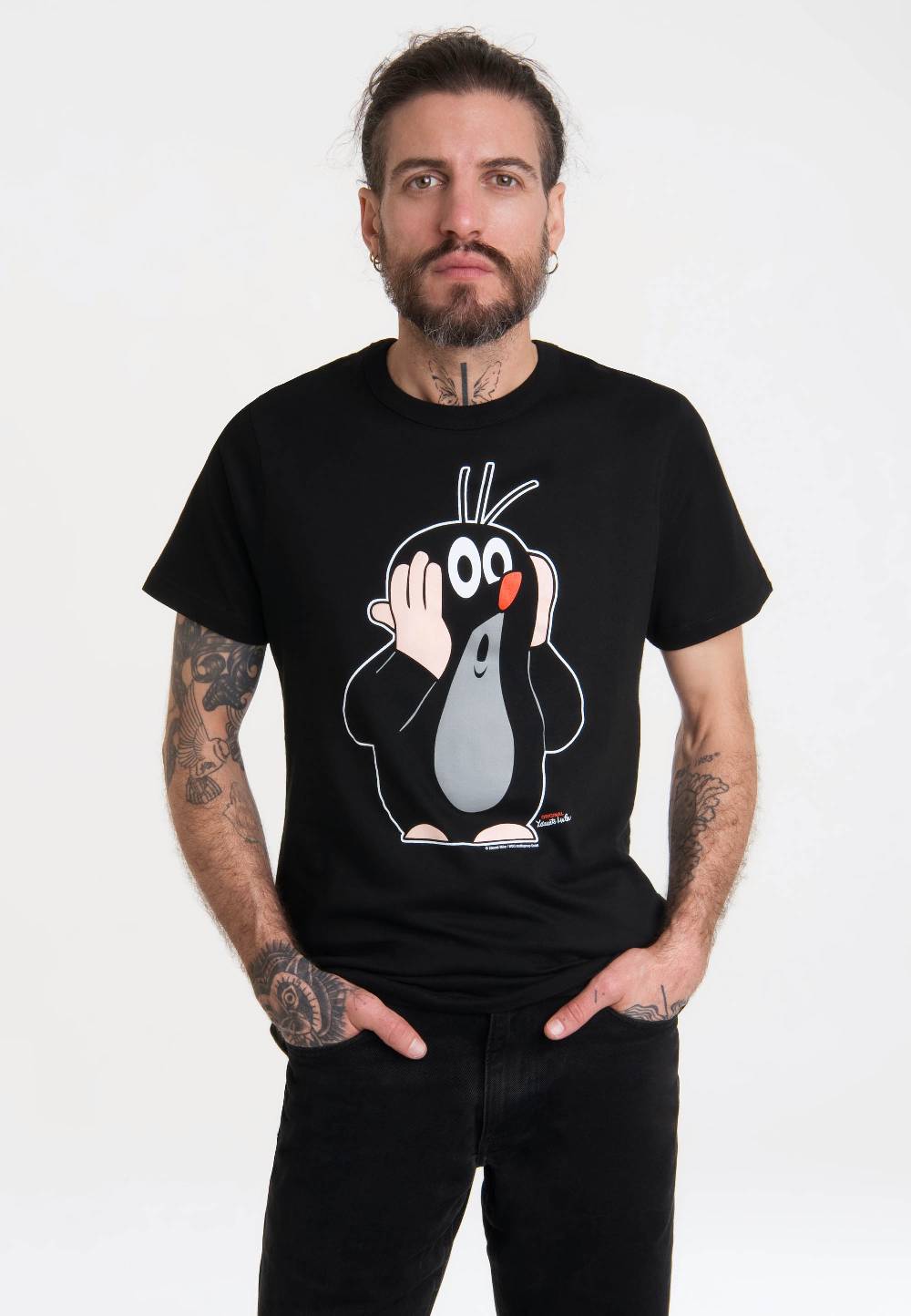 Logoshirt Der kleine Maulwurf - Oh Oh! - T-Shirt Print - Herren Super Sparpreis
