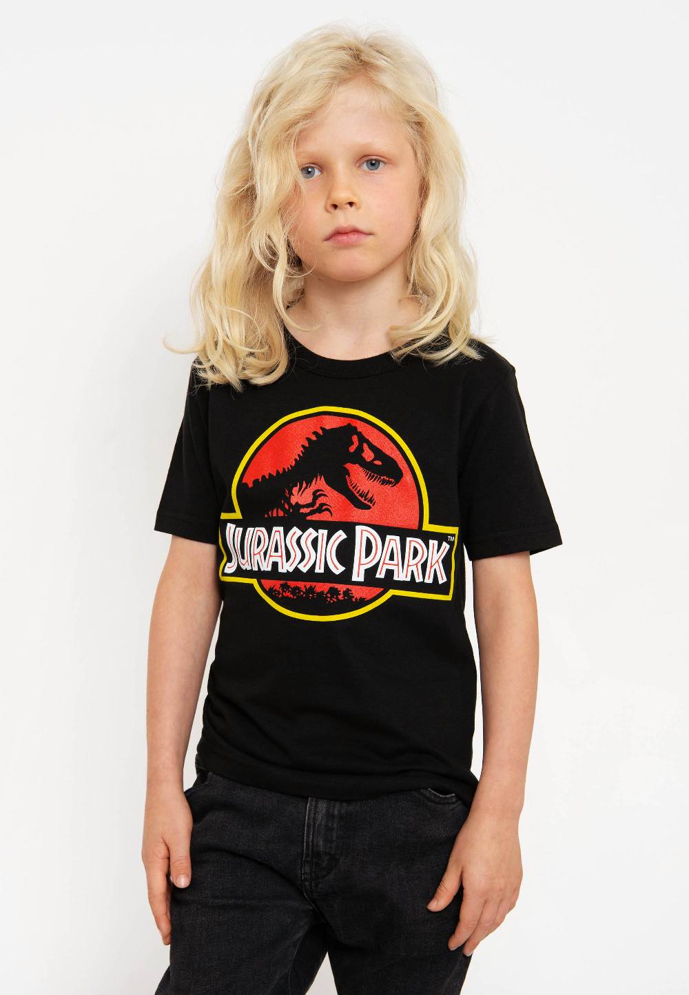Logoshirt Jurassic Park - Logo - Bio - T-Shirt Print - Kinder Kostenlose Rückgabe