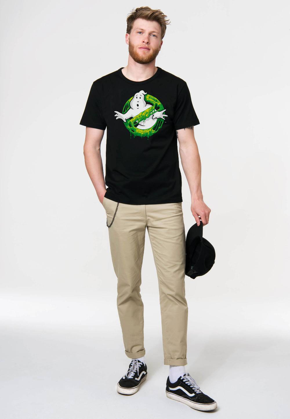 Logoshirt Ghostbusters - Slime Logo - T-Shirt Print - Herren Letzter Tag