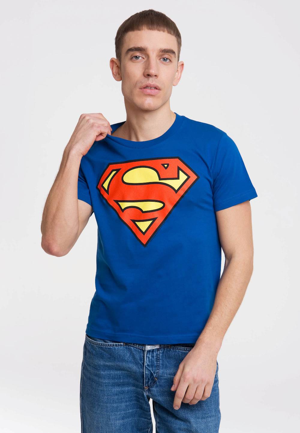 Logoshirt Superman - Logo (Clean) - DC Comics - T-Shirt Print - Herren Bis zu 50% Rabatt