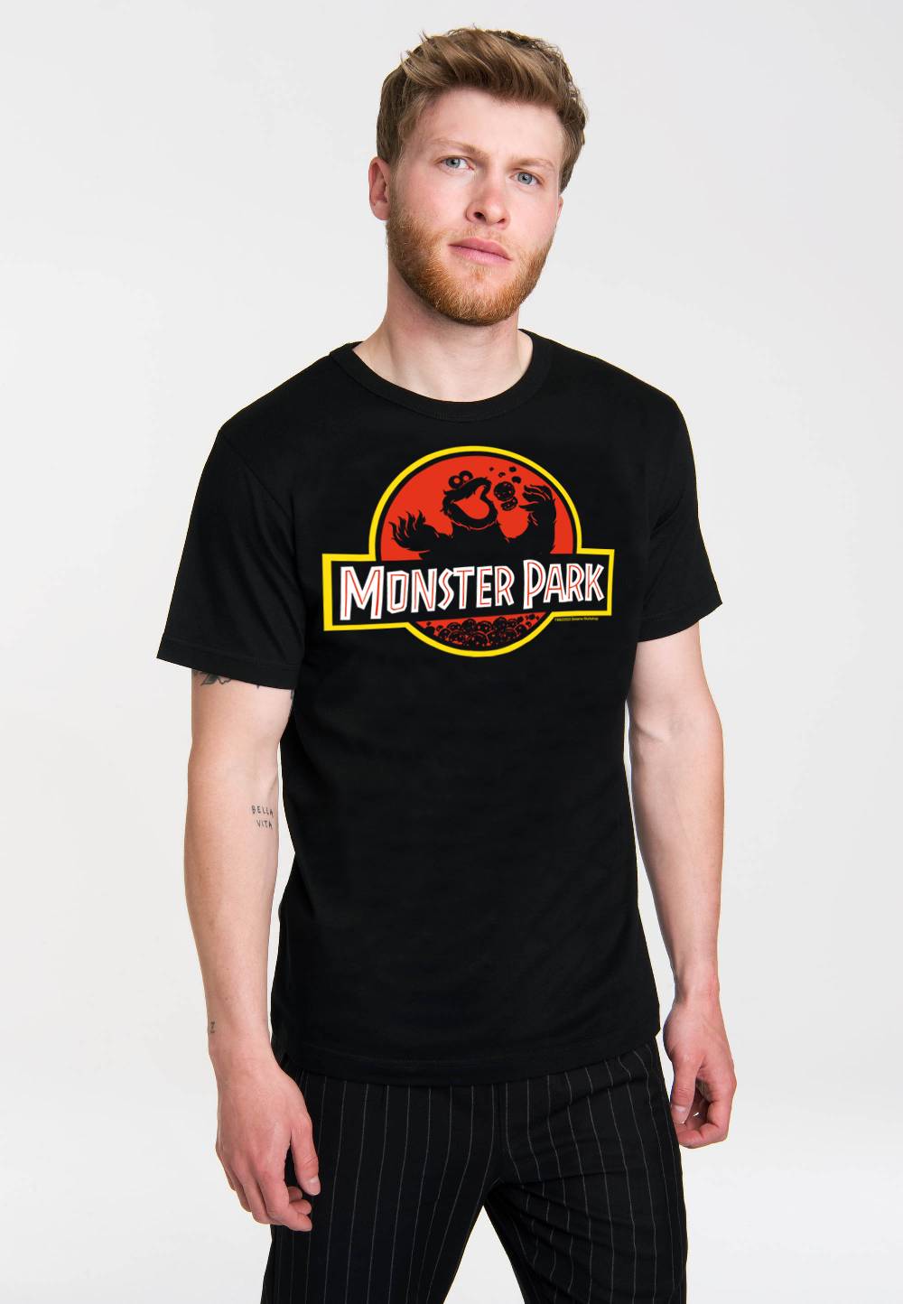 Logoshirt Sesamstrasse - Krümelmonster - Monster Park - T-Shirt Print - Herren Bis zu 55% Rabatt
