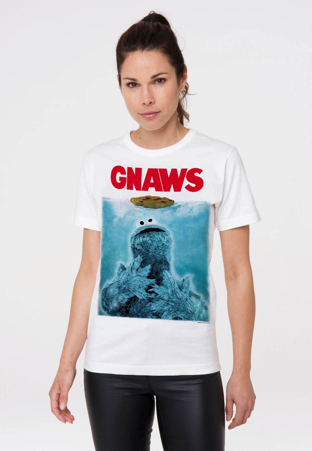 Logoshirt Sesamstrasse - Krümelmonster - GNAWS - T-Shirt Print - Damen Nur noch ein Tag übrig