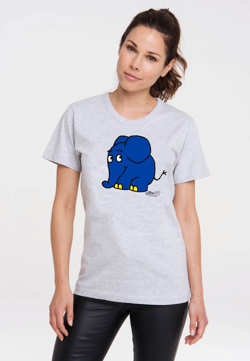 Logoshirt Die Sendung mit der Maus - Elefant - T-Shirt Print - Damen 50% Rabatt mit kostenlosem Versand