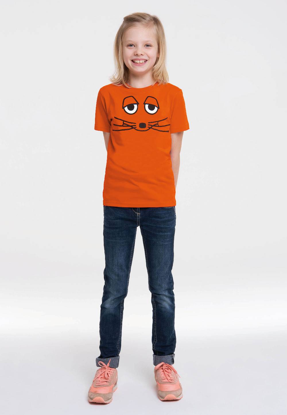Logoshirt Die Sendung mit der Maus - Maus - Gesicht - Organic - T-Shirt Print - Kinder Kostenloser Versand international