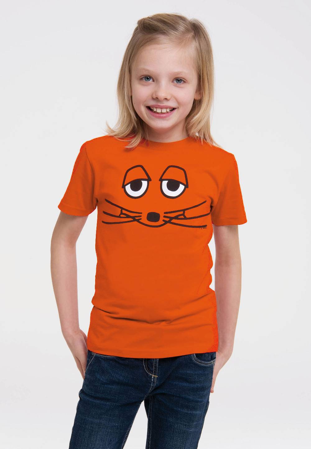 Logoshirt Die Sendung mit der Maus - Maus - Gesicht - Organic - T-Shirt Print - Kinder Kostenloser Versand international