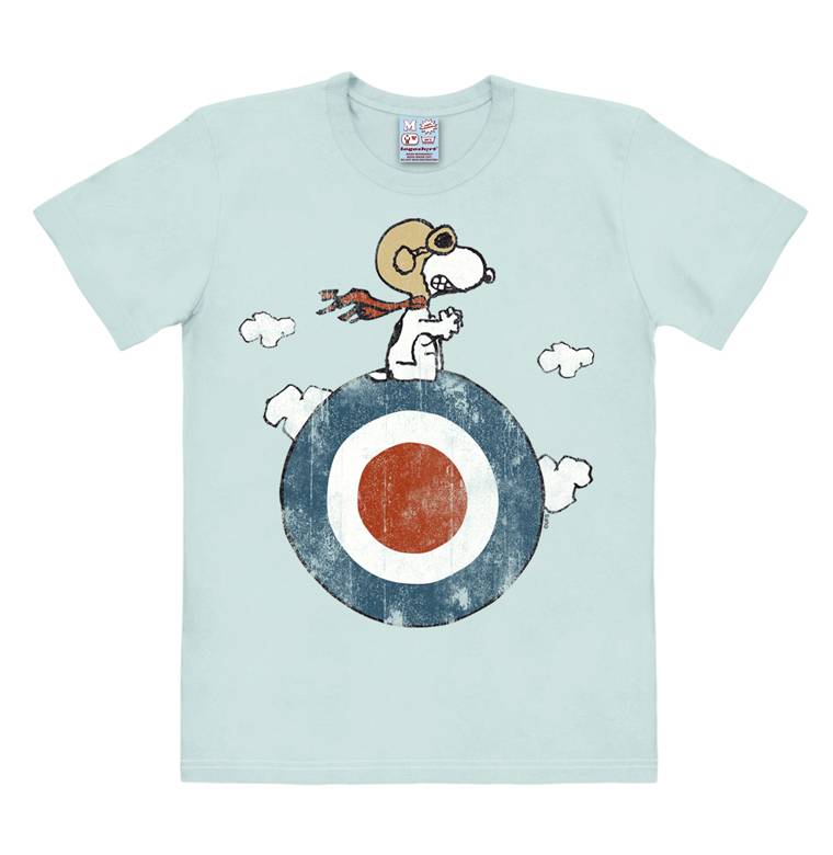 Logoshirt Peanuts - Snoopy - Pilot - Target - T-Shirt Print - Herren zollfrei