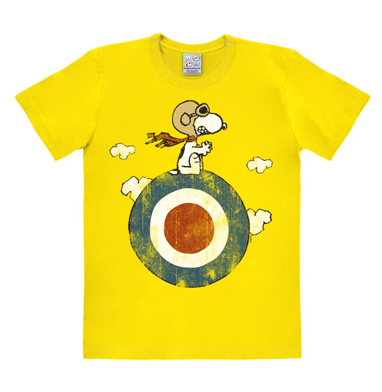 Logoshirt Peanuts - Snoopy - Pilot - Target - T-Shirt Print - Herren zollfrei