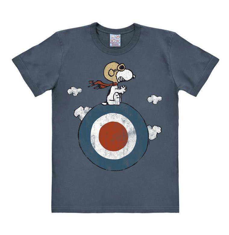 Logoshirt Peanuts - Snoopy - Pilot - Target - T-Shirt Print - Herren zollfrei