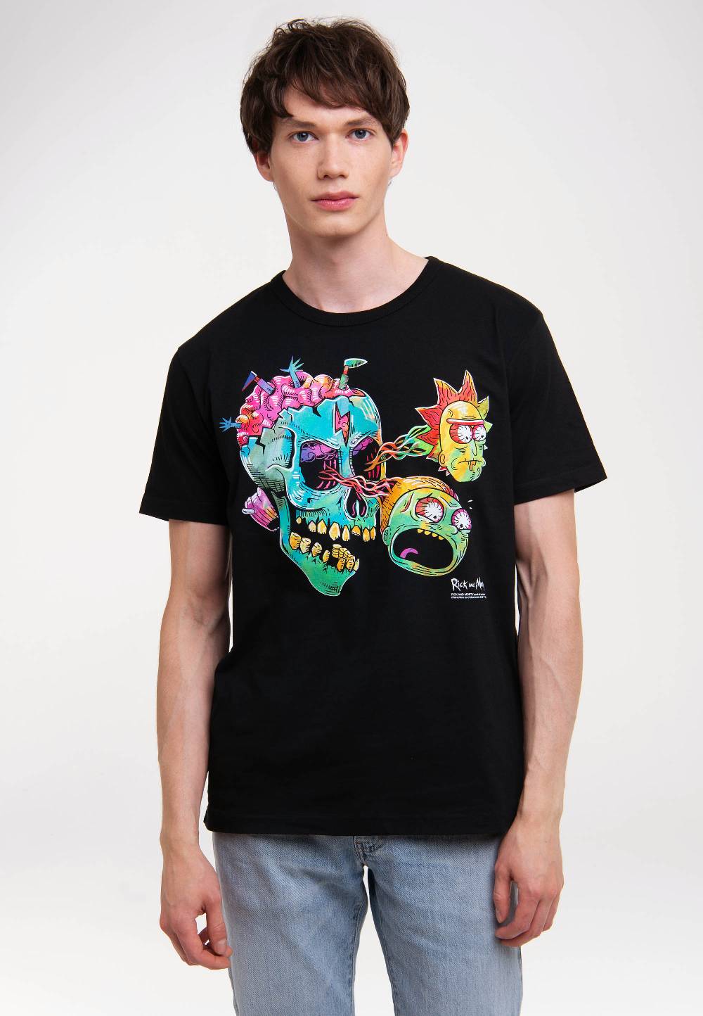 Logoshirt Rick & Morty - Eyeball Skull - T-Shirt Print - Herren Rabatte dieses Monats