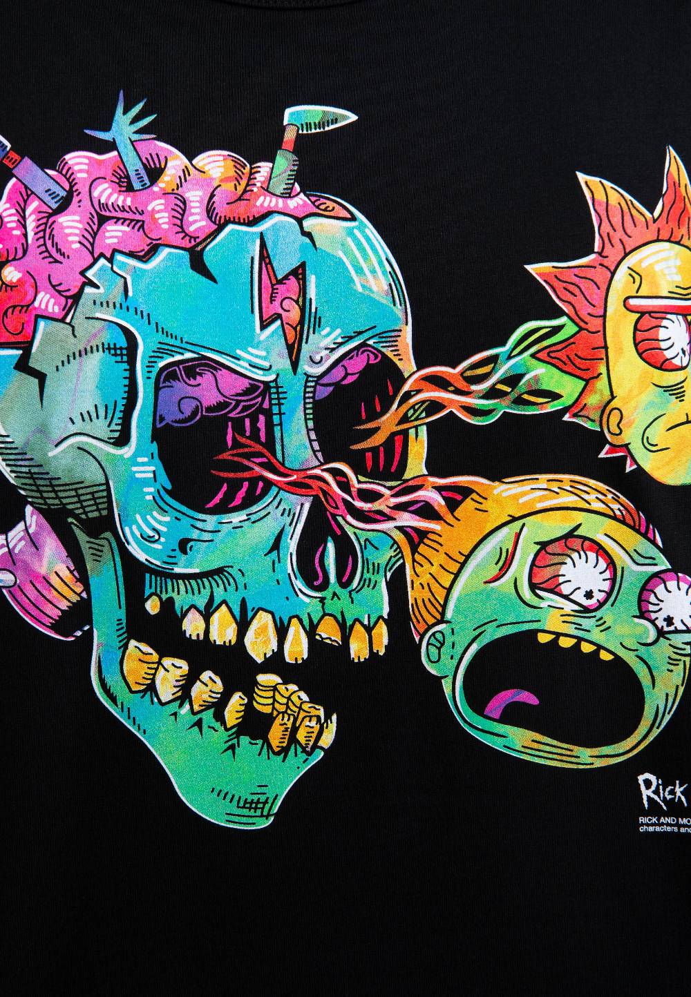 Logoshirt Rick & Morty - Eyeball Skull - T-Shirt Print - Herren Rabatte dieses Monats