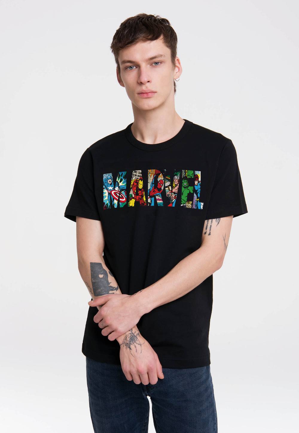Logoshirt Marvel - Comic Colour - Logo - Marvel Comics - T-Shirt Print - Herren Online