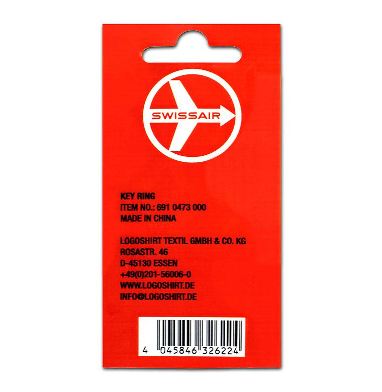 Logoshirt Swissair - Schlüsselanhänger Top Angebot