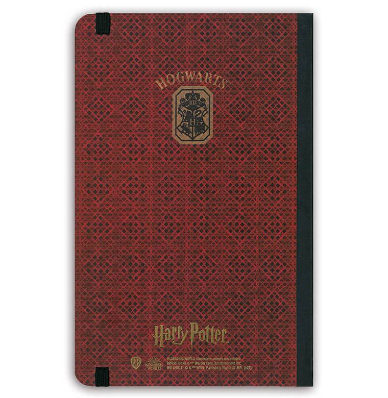 Logoshirt Harry Potter - Gryffindor Logo - Hardcover Notizbuch A5 - mit Gummiband - Liniert Tiefpreis