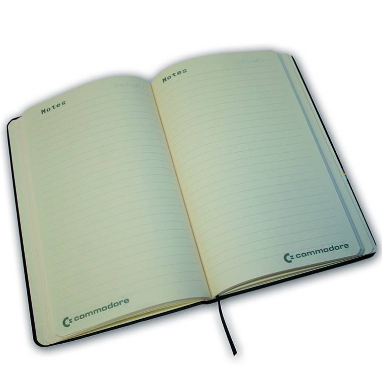 Logoshirt Commodore 64 - C64 Logo - Hardcover Notizbuch A5 - mit Gummiband - Liniert Wochenangebot